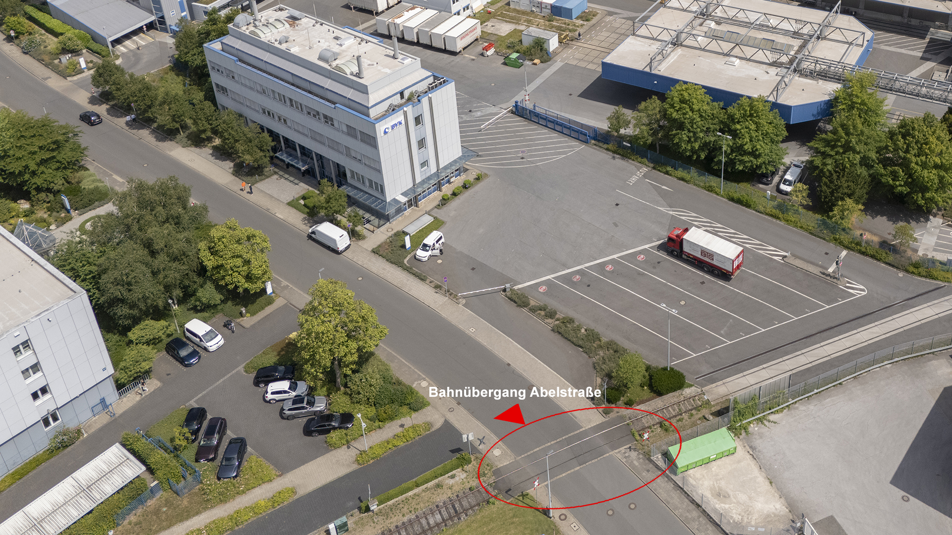 Bahnübergang Abelstraße