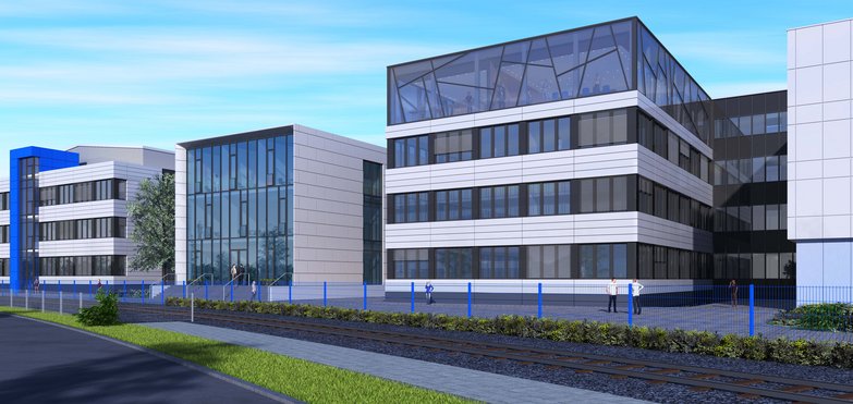 Planned new building in Wesel