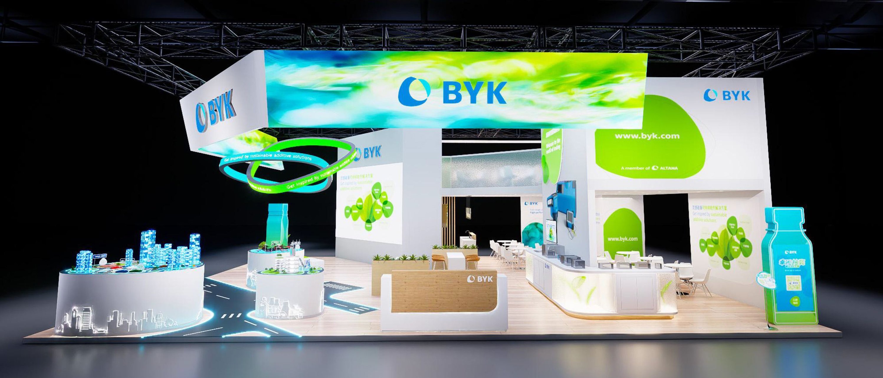 BYK booth design for CHINACOAT 2025 BYK booth design for CHINACOAT 2025